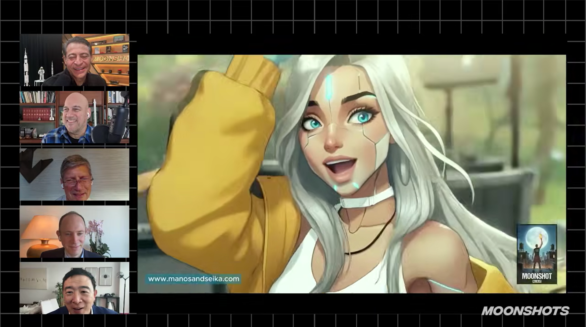 The Moonshots crew reacting to the Manospherico teaser featuring Seika